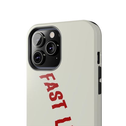 Fast Like a Race Car Tough iPhone Cases