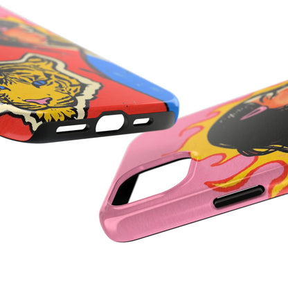 Fierce Femme Flames Tough iPhone Cases