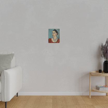 Frida Kahlo 1933 vintage woman portrait painting by Magda Pach on Matte Canvas Stretched 0.75