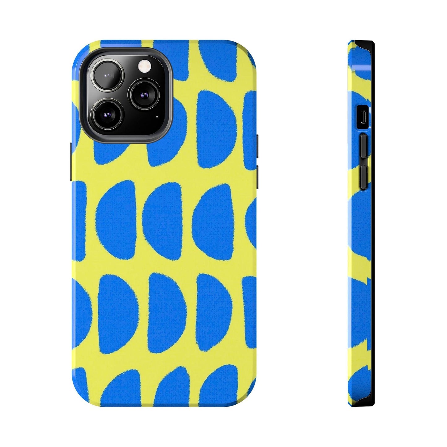 Electric Half-Moons Tough iPhone Cases