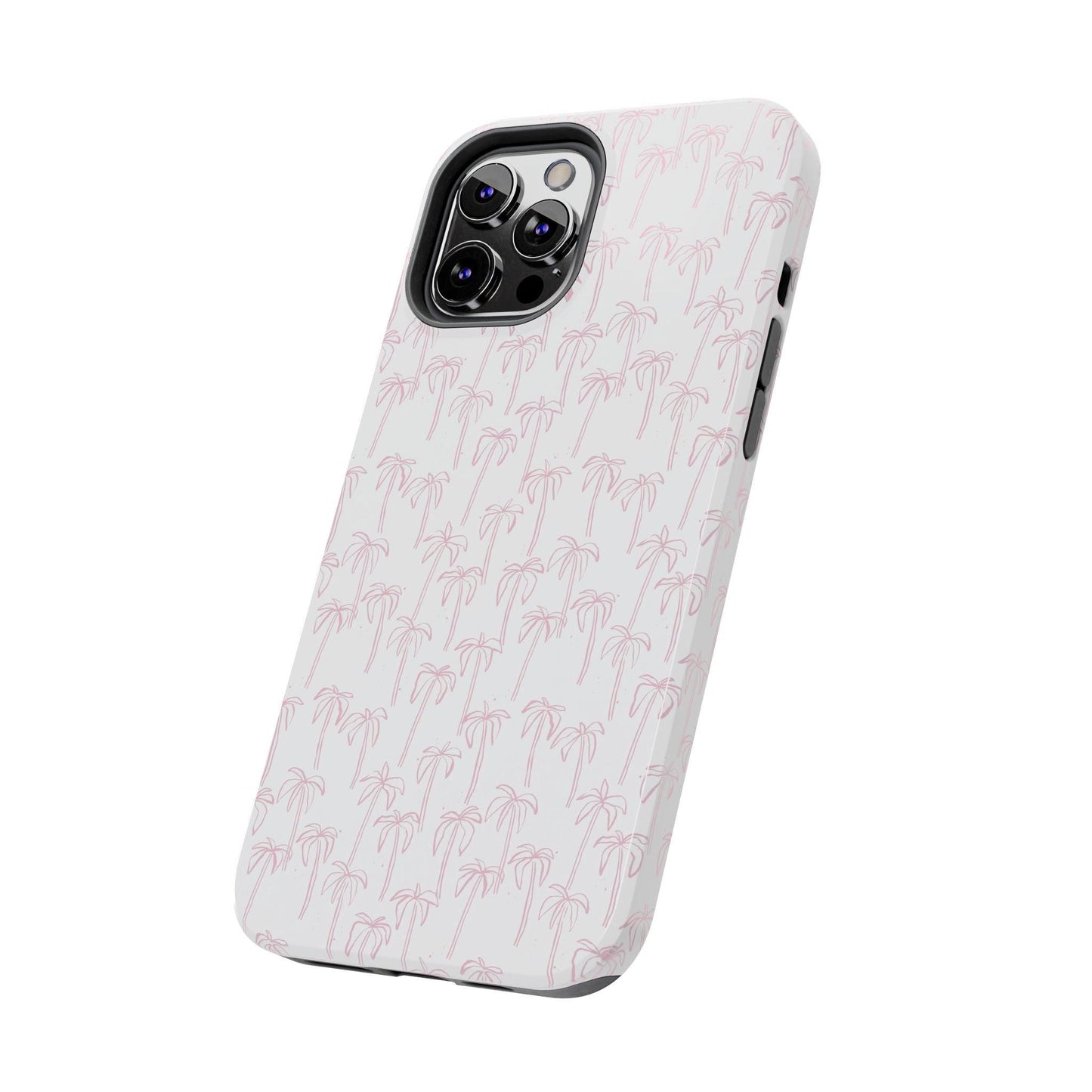 Pink Palm Trees iPhone Cases