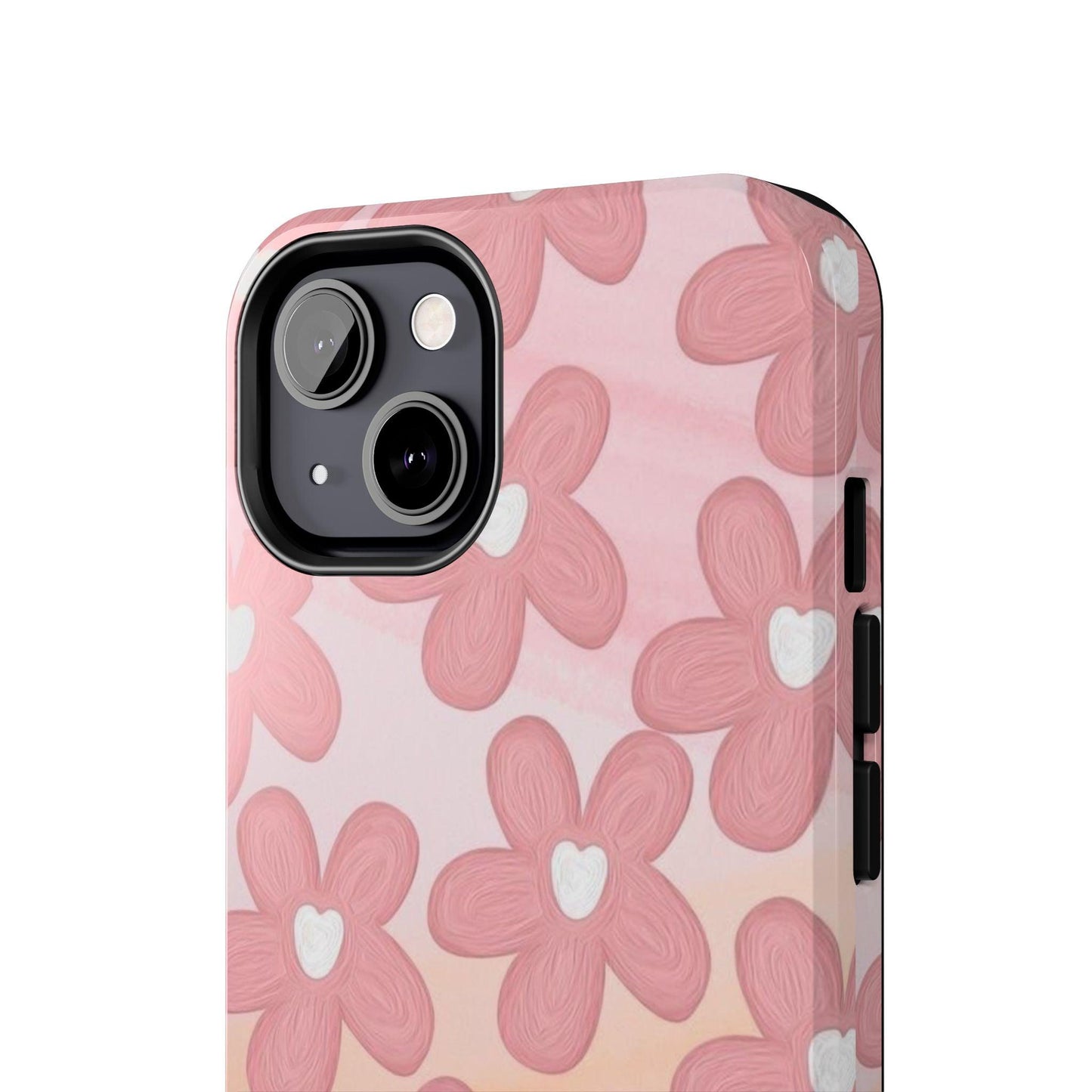 The Floral Hues Tough iPhone Cases