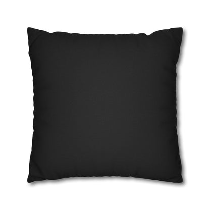 Imperial Edge Luxe Cushion - Monochrome Black and White Spun Polyester Square Pillowcase