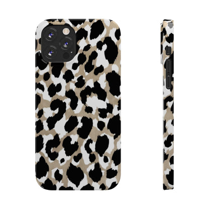 Savanna Noir Spots Slim iPhone Cases