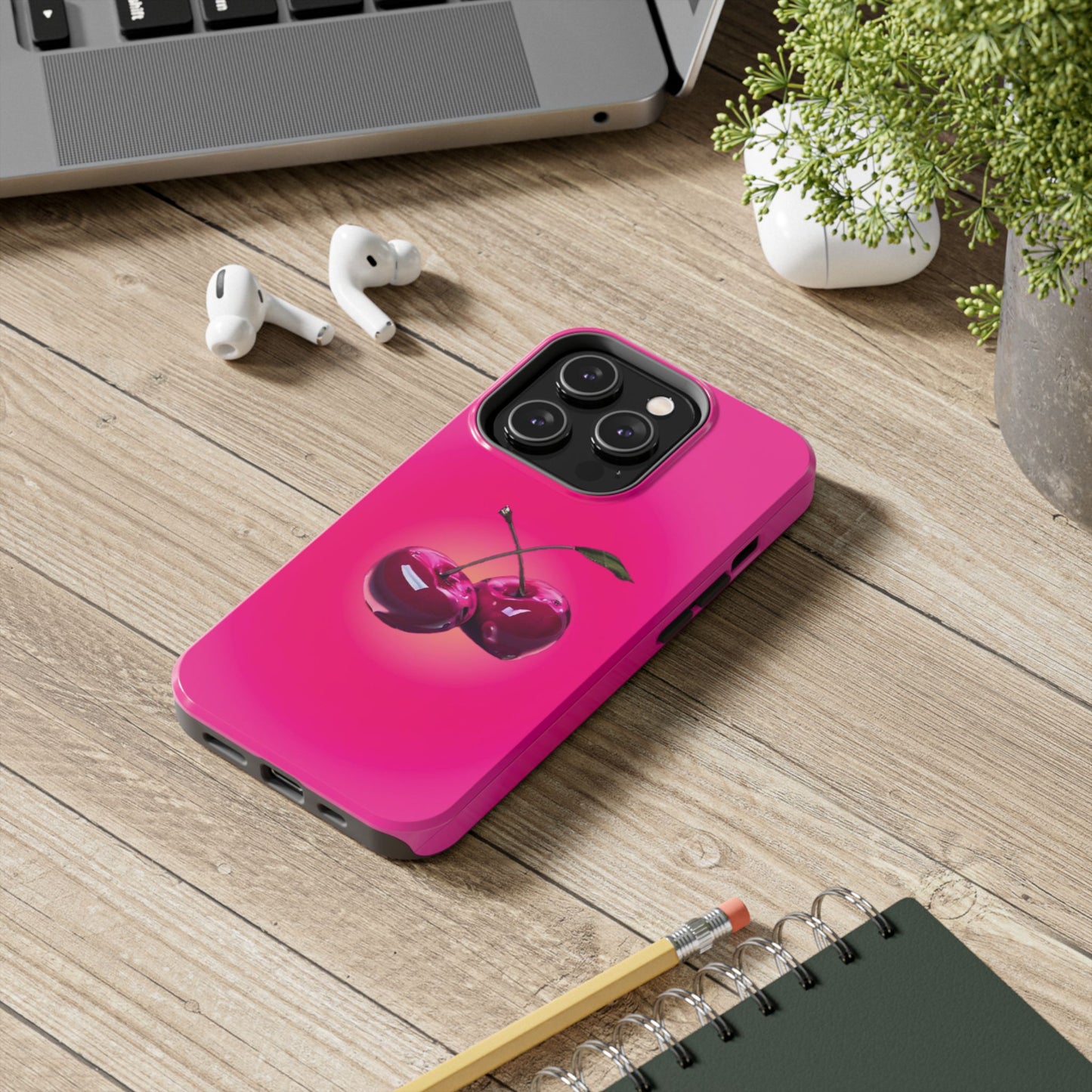 Phone Case - Pink Cherry iPhone Cases