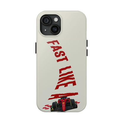 Fast Like a Race Car Tough iPhone Cases