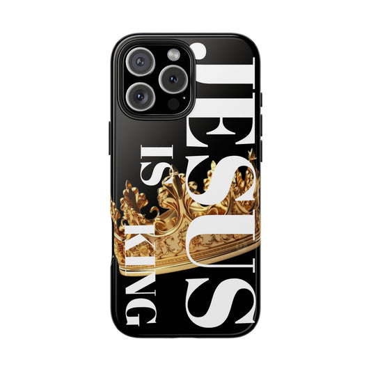 Jesus is King iPhone Cases