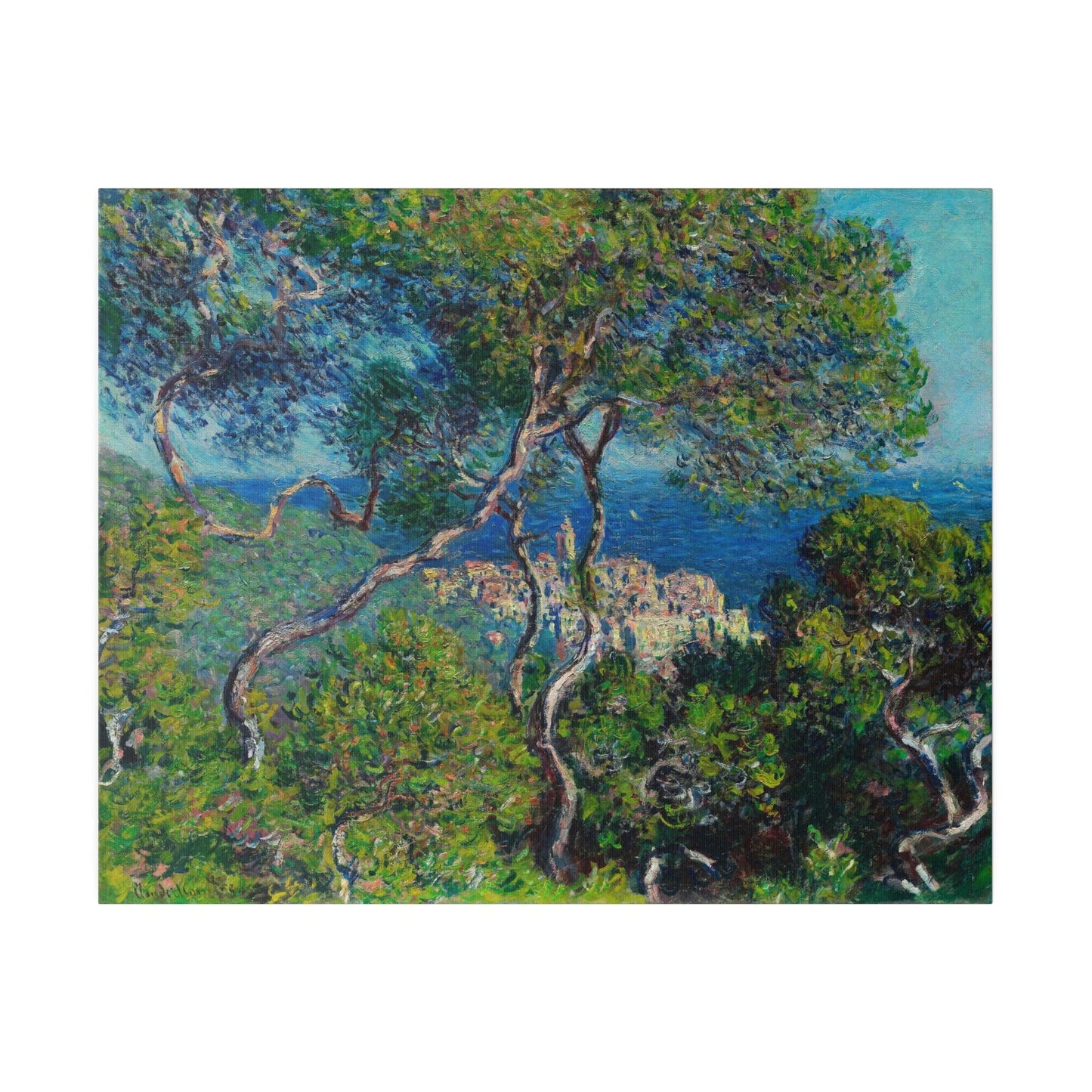 Bordighera (1884) by Claude Monet - Matte Canvas, Stretched, 0.75"