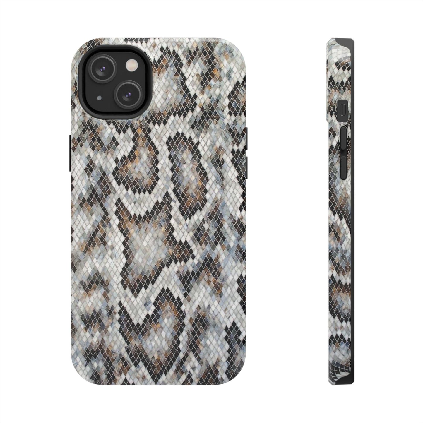 Crawler in Grey Mosaic Tough iPhone Cases