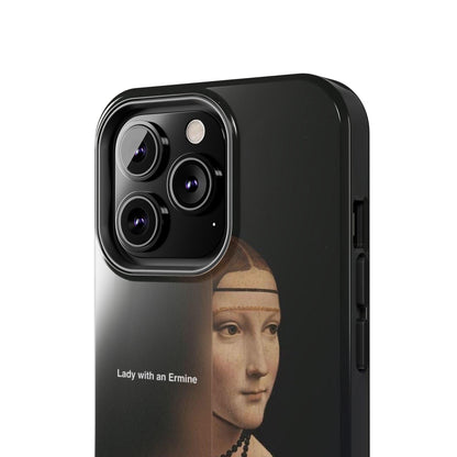 Da Vinci's Ermine Elegance Tough iPhone Cases