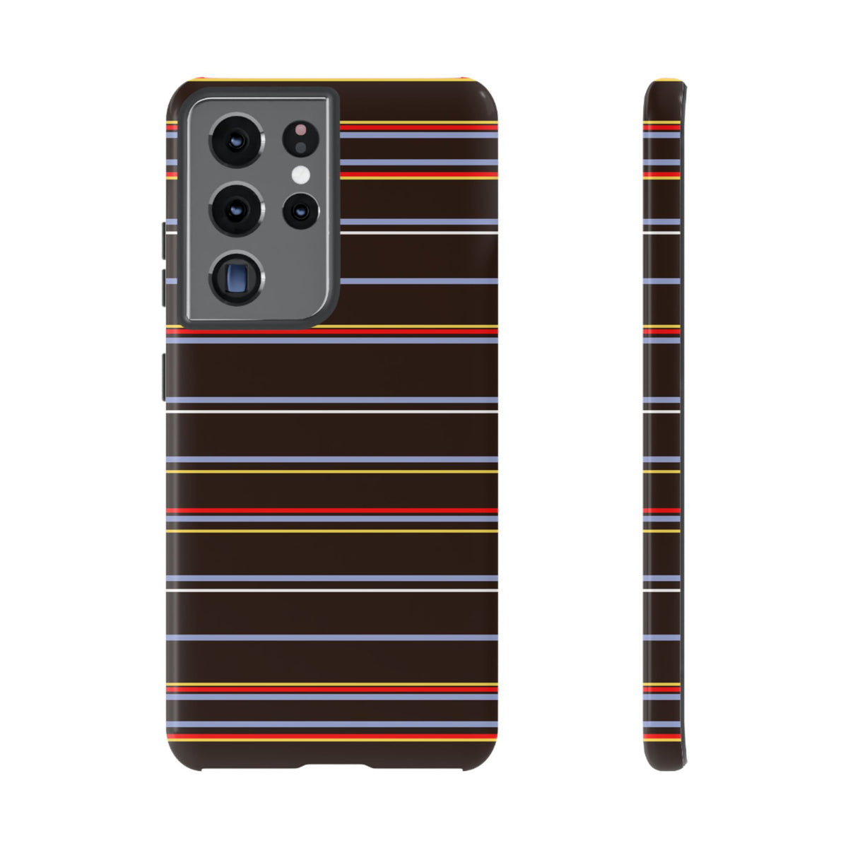 Chocolate Citylines Striped Phone Case