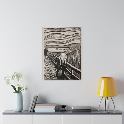 The Scream (1895) by Edvard Munch - Matte Canvas, Stretched, 0.75"