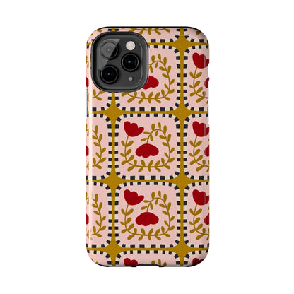 Floral Quirkiness Designer Tough iPhone Cases