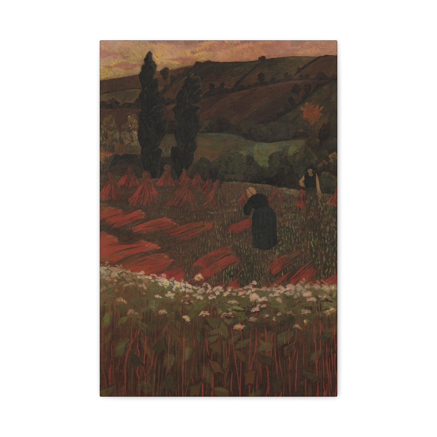 The Harvest of Buckwheat by Paul Sérusier - Matte Canvas, Stretched, 1.25"