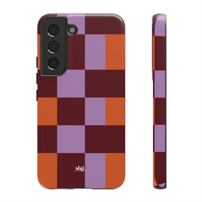 Plum Patchwork Phone Case