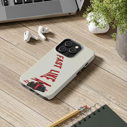 Fast Like a Race Car Tough iPhone Cases