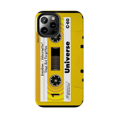 Retro Yellow Cassette Tape iPhone Cases