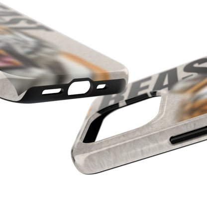 Beast Tough Phone Case - Fierce Tiger Design for Animal Lovers