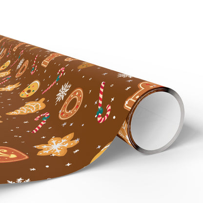 The Cookie Wonderland Brown Wrapping Paper Roll