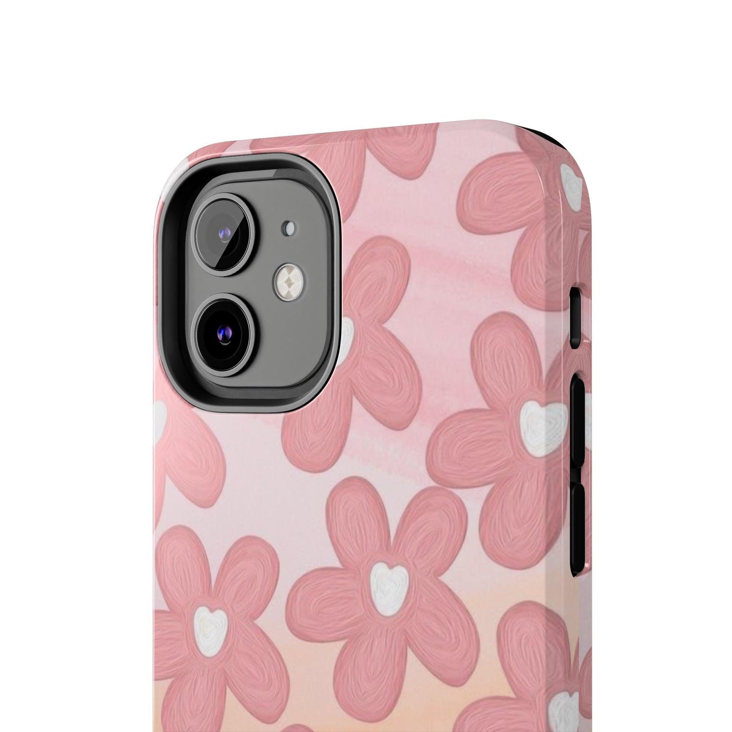 The Floral Hues Tough iPhone Cases