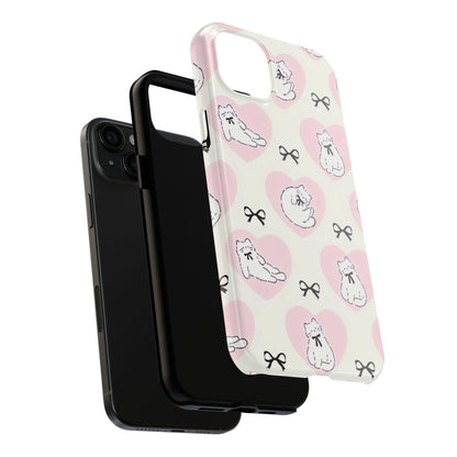 Kitty Love Affair Tough iPhone Cases