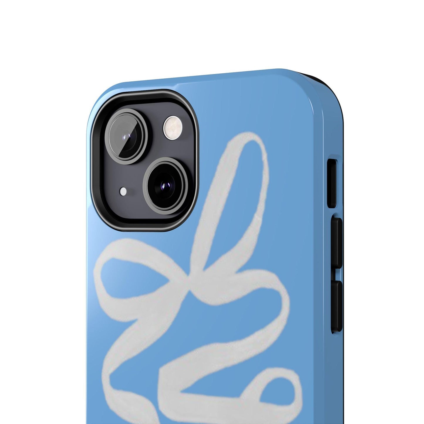 Bow in Blue Cute iPhone Cases