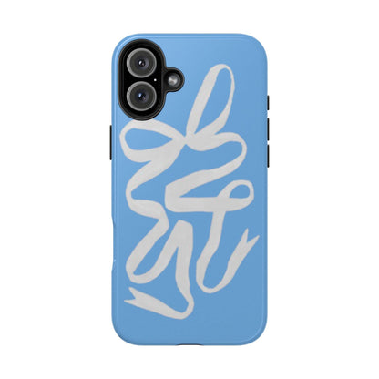 Bow in Blue Cute iPhone Cases