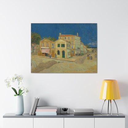 The Yellow House by Vincent Van Gogh - Canvas Gallery Wraps