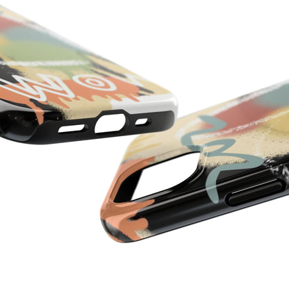 Abstract Splash: Wow Edition Tough iPhone Cases