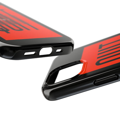 Don't Quit Tough iPhone Cases