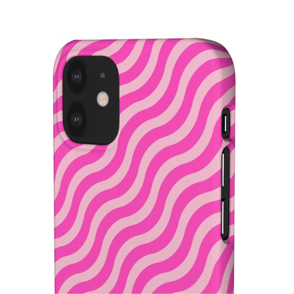 Waveicious Pink Snap iPhone Cases