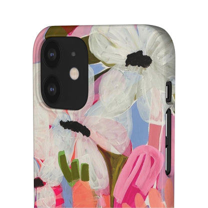 Blossoming Grace Floral Snap iPhone Cases