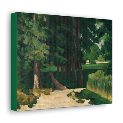 Paul Cézanne's The Avenue at the Jas de Bouffan (1869) - Canvas Gallery Wraps