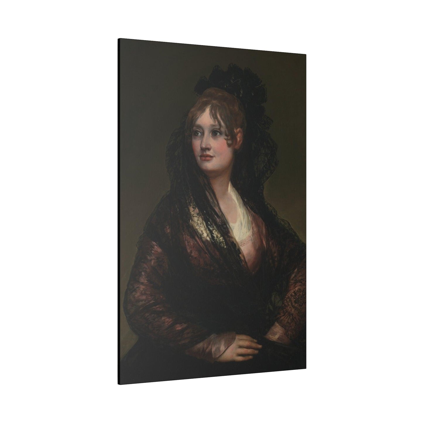 Portrait of Doña Isabel de Porcel by Francisco Goya - Matte Canvas, Stretched, 0.75"