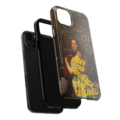 Victorian Art Twist - Have Courage - iPhone Cases