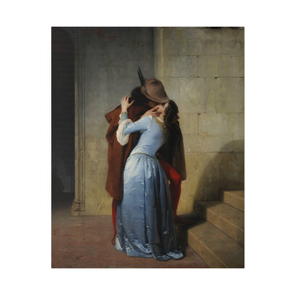 El Beso (Pinacoteca de Brera, Milán, 1859) - Matte Canvas, Stretched, 0.75"