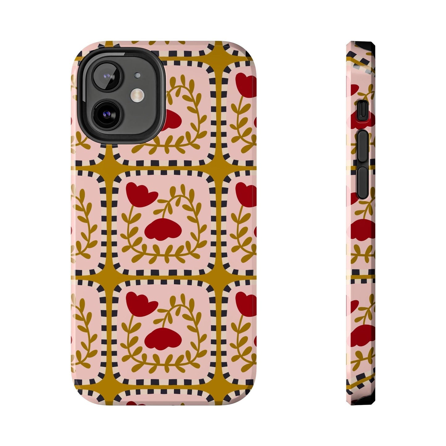 Floral Quirkiness Designer Tough iPhone Cases