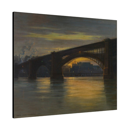 The Bridge by Frederick Oakes Sylvester - Matte Canvas, Stretched, 0.75"