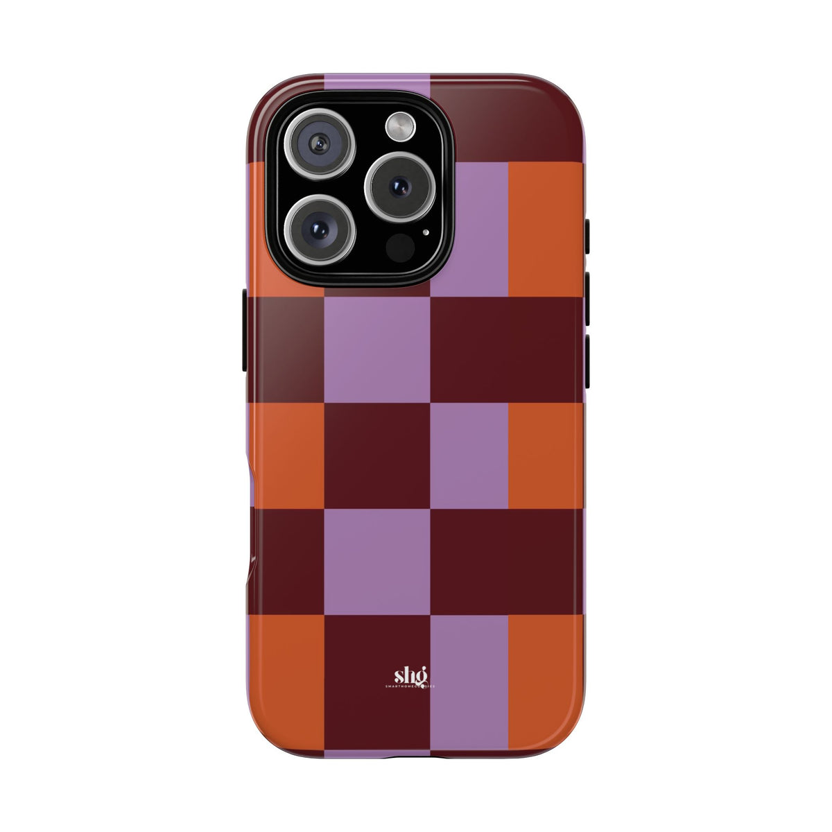 Plum Patchwork Phone Case