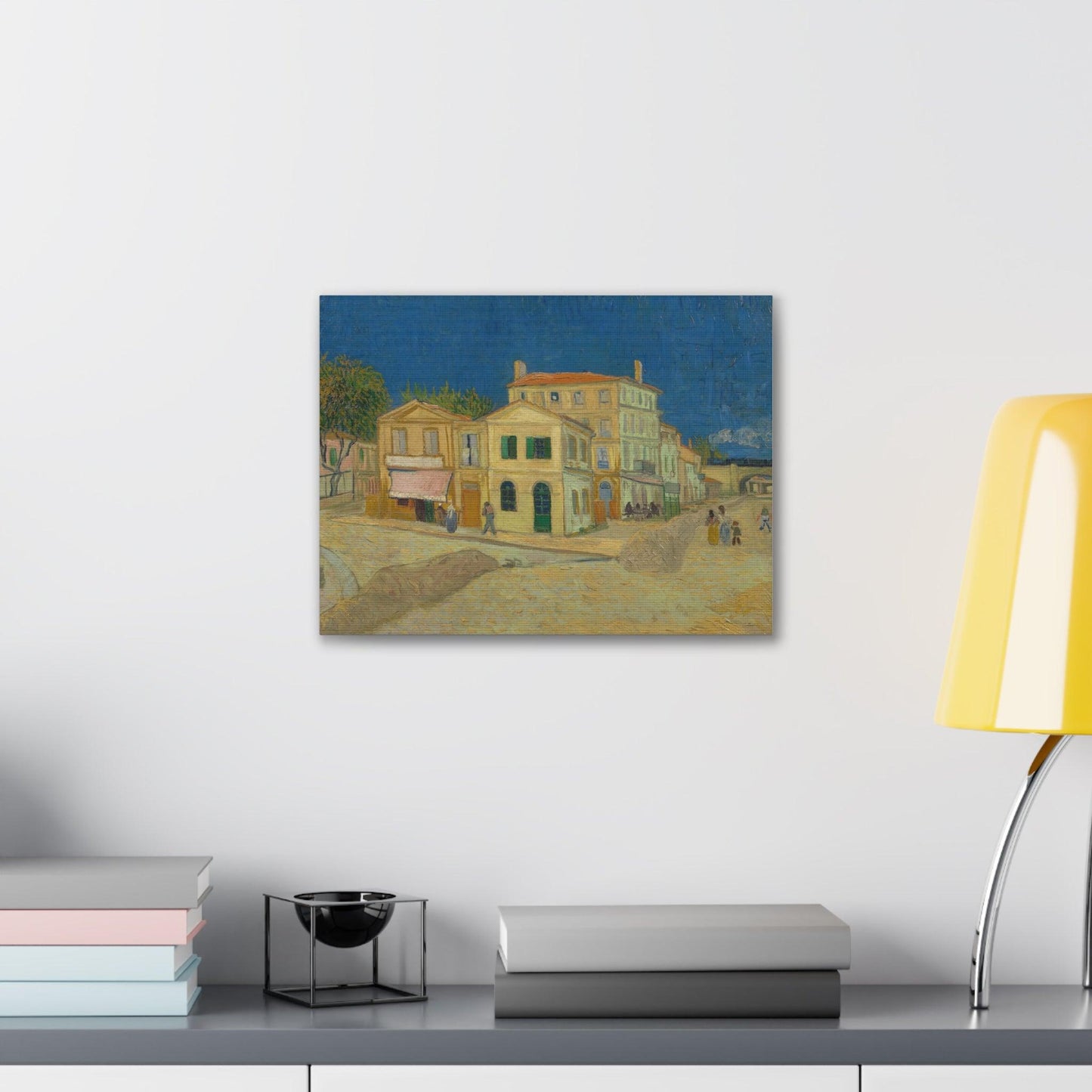 The Yellow House by Vincent Van Gogh - Canvas Gallery Wraps