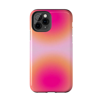 Sunset Glow Tough iPhone Cases with dual layer protection