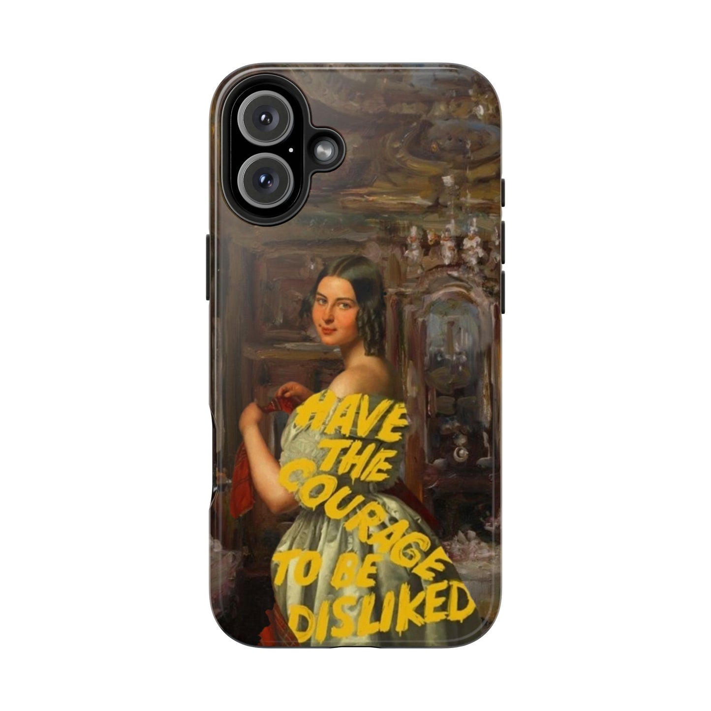 Victorian Art Twist - Have Courage - iPhone Cases