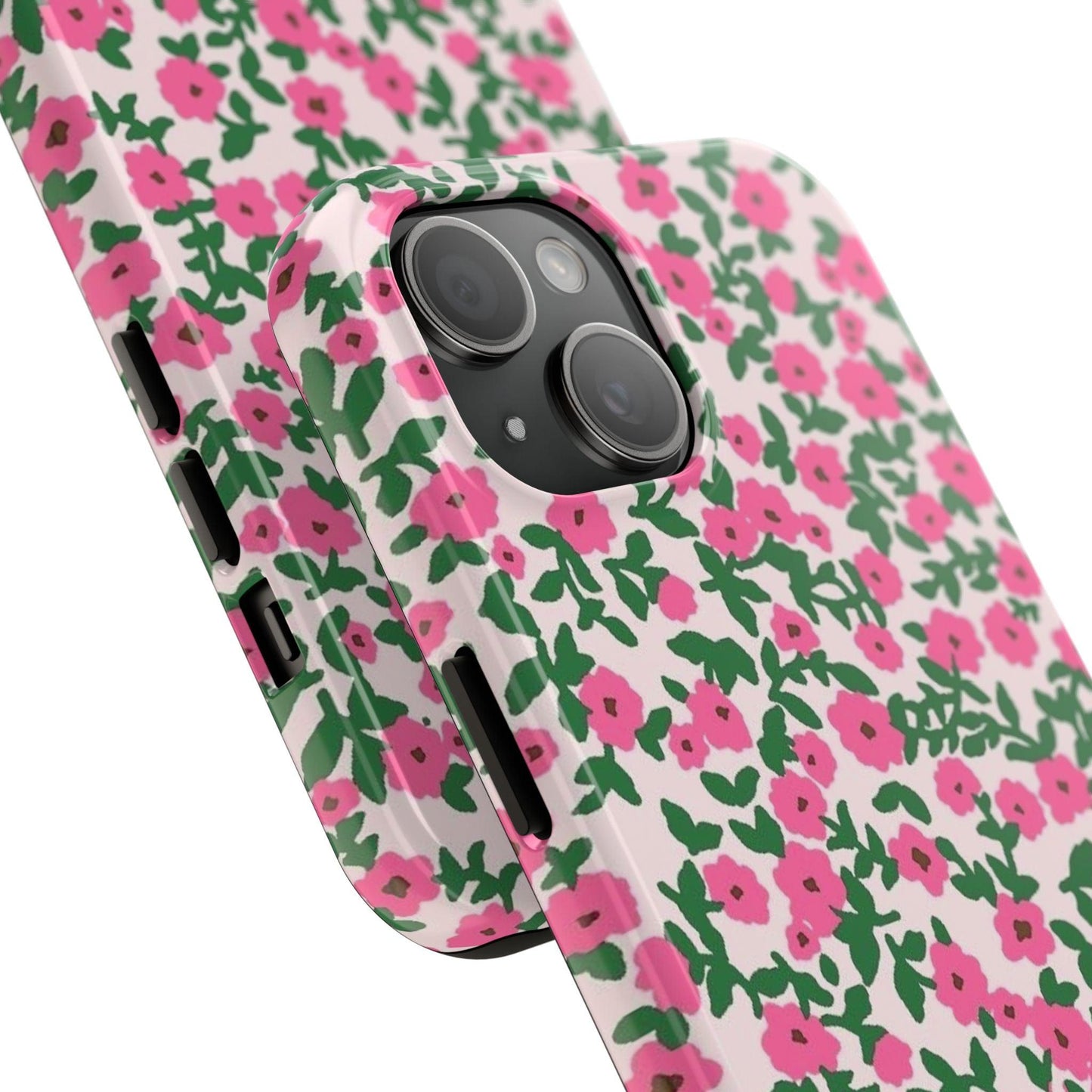 Spring Edition Pink Floral Tough iPhone Cases