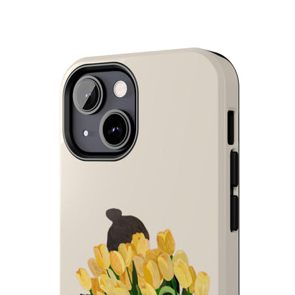 Golden Blooms: Femme Elegance Edition Tough Phone Cases