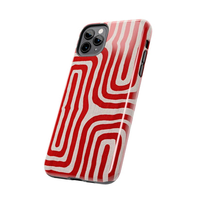 Scarlet Labyrinth Tough iPhone Cases