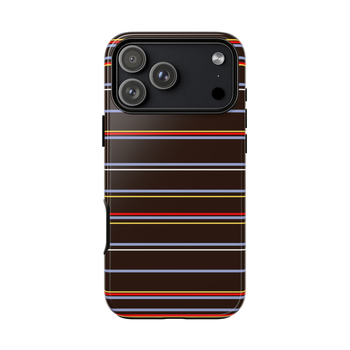 Chocolate Citylines Striped Phone Case