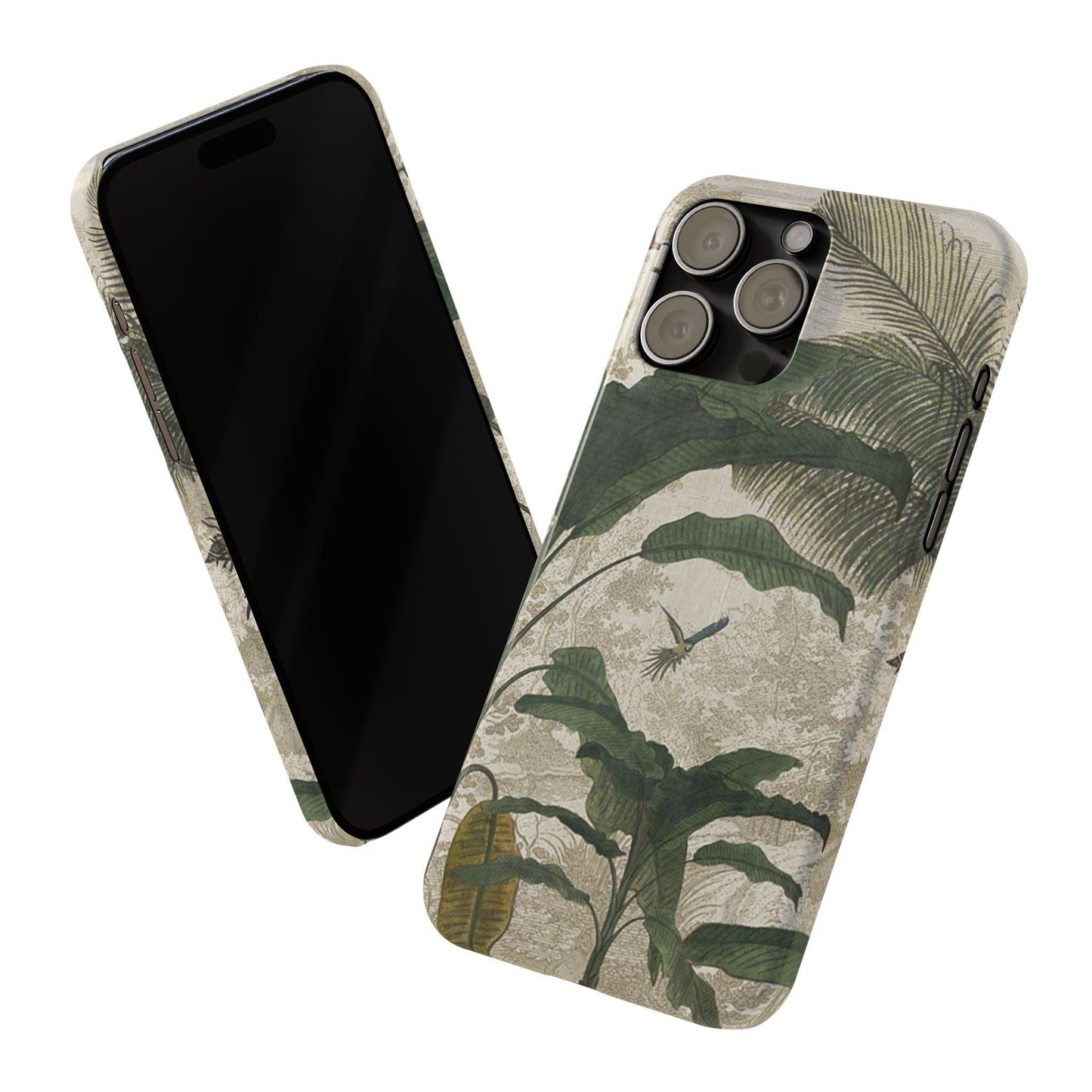 Tropical Paradise Vintage Charm iPhone Cases