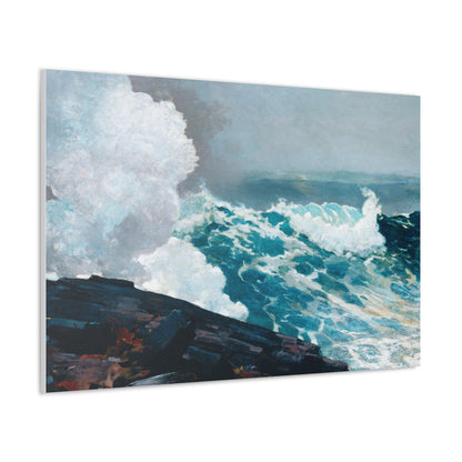 Northeaster (1895) by Winslow Homer - Canvas Gallery Wraps