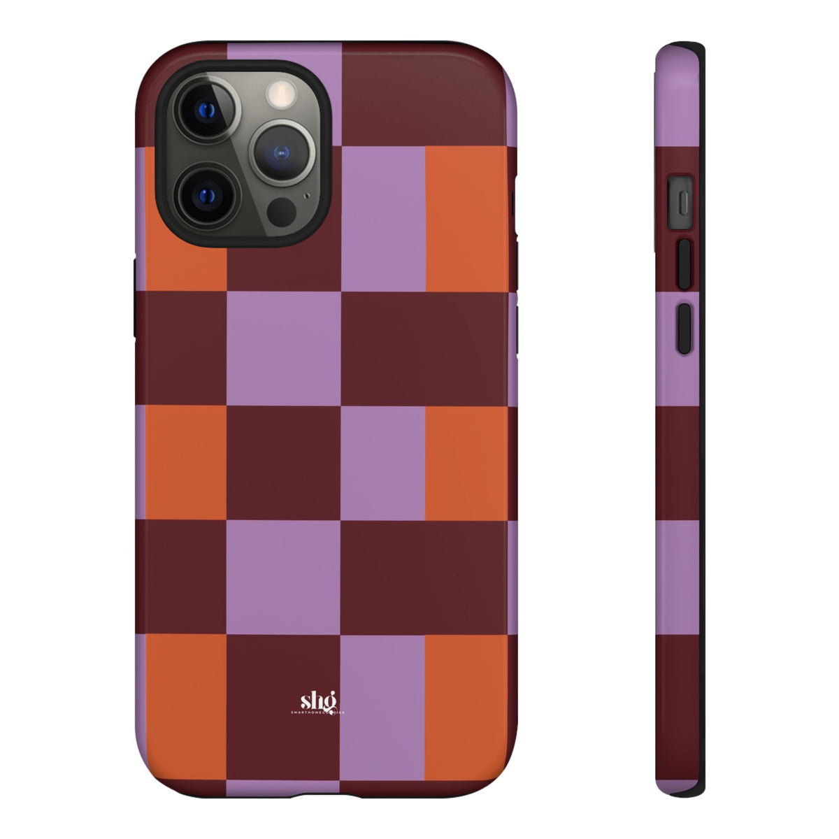 Plum Patchwork Phone Case