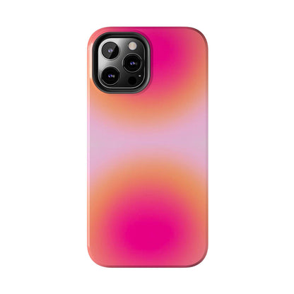 Sunset Glow Tough iPhone Cases with dual layer protection